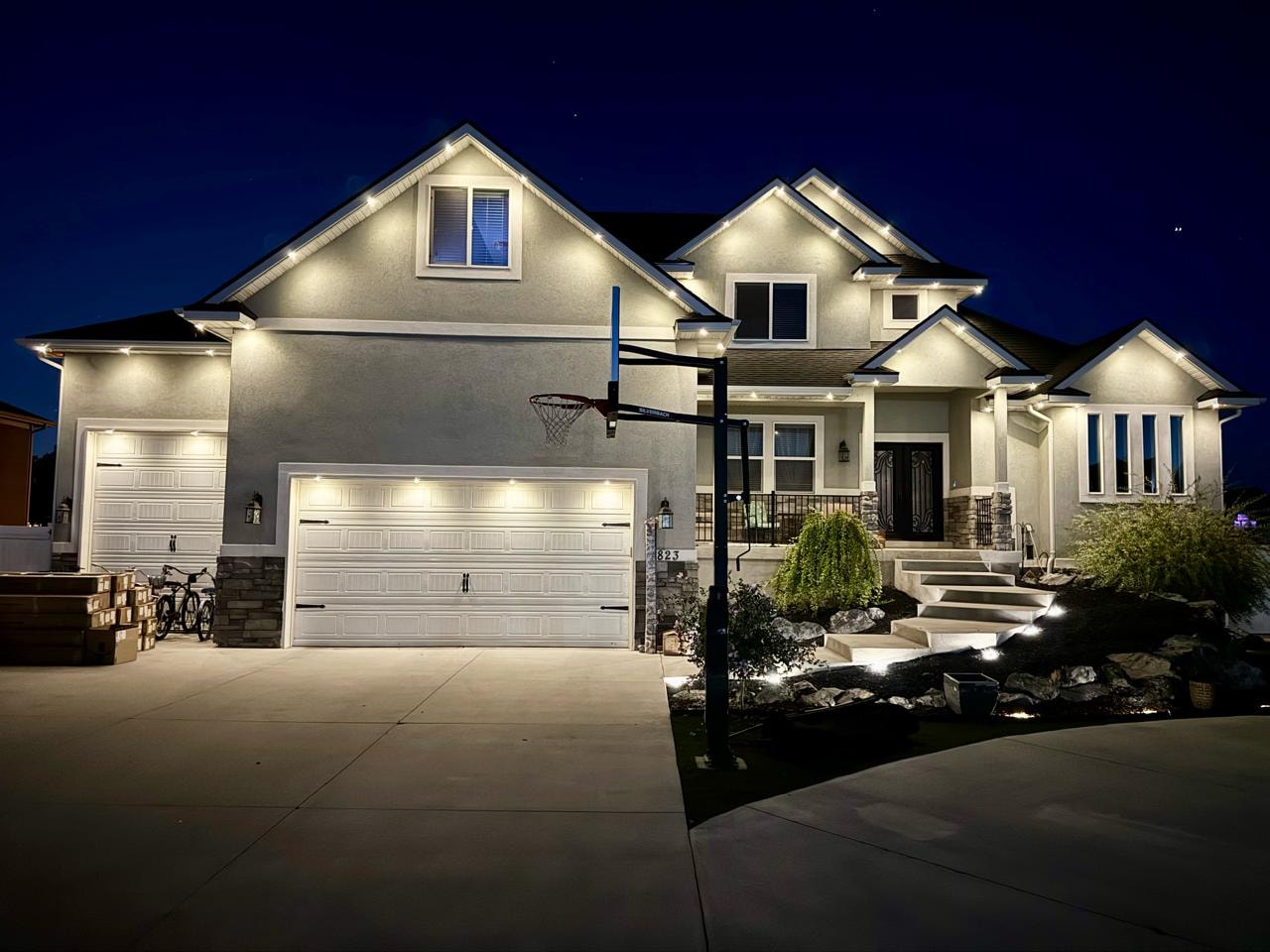TruLight outdoor lighting installation